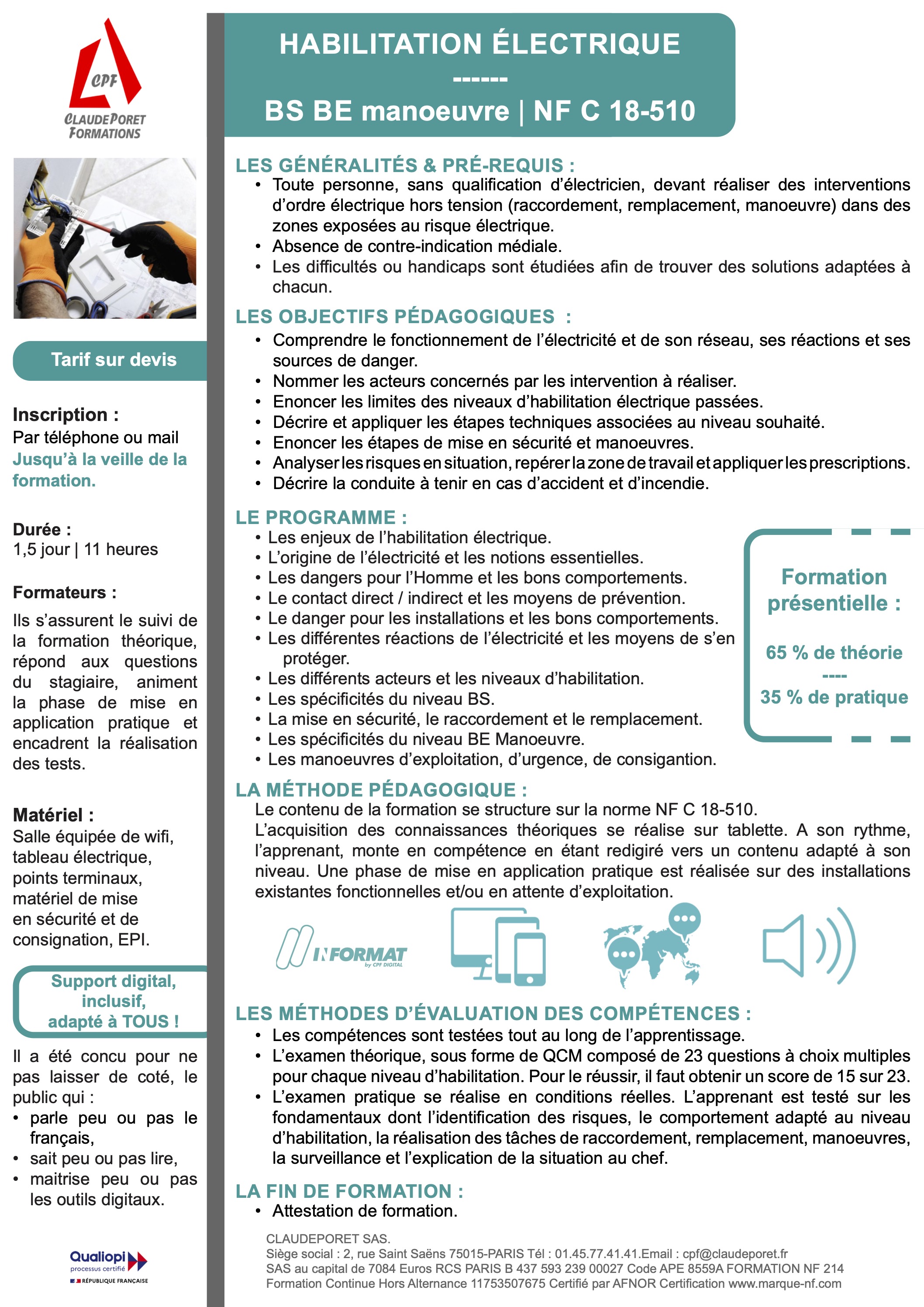 HABILITATION ÉLECTRIQUE